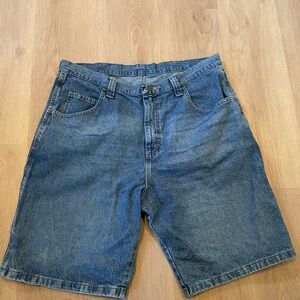 Wrangler Men's Dark Blue Jean Shorts